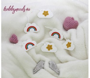 ITH Anhänger - Wolke Regenbogen & Stern - kostenlos für ehrenamtliche Sticker